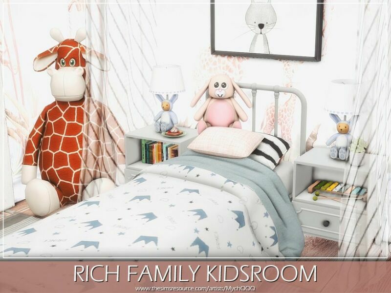 Rich Family Kidsroom By Mychqqq 7 sims 4 cc rich family kidsroom by mychqqq 2