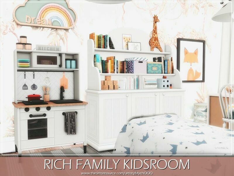 Rich Family Kidsroom By Mychqqq 4 sims 4 cc rich family kidsroom by mychqqq 5