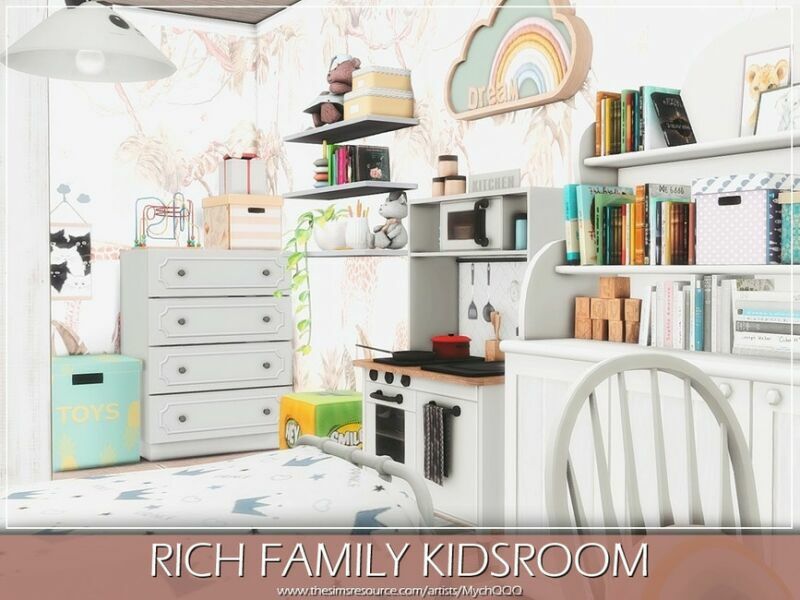 Rich Family Kidsroom By Mychqqq 3 sims 4 cc rich family kidsroom by mychqqq 7