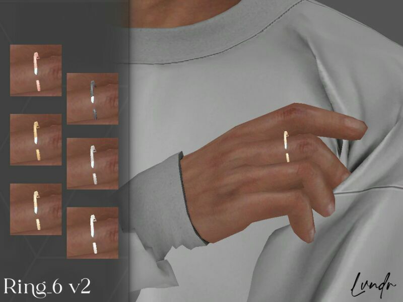Ring_6 SET By Lvndrcc 2 sims 4 cc ring 6 set by lvndrcc 2