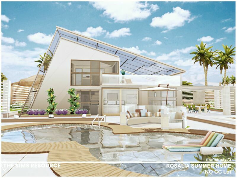 Rosalia Summer Home By Moniamay72 1 Rosalia Summer Home By Moniamay72 Sims 4 CC