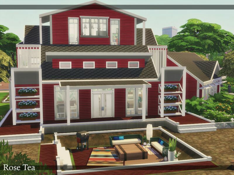 Rose TEA | Nocc By Simzmora 6 sims 4 cc rose tea nocc by simzmora 3