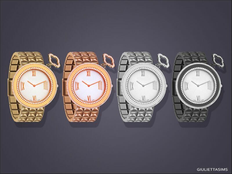 Roseanne Watch (Left Wrist) By Feyona 2 sims 4 cc roseanne watch left wrist by feyona 2