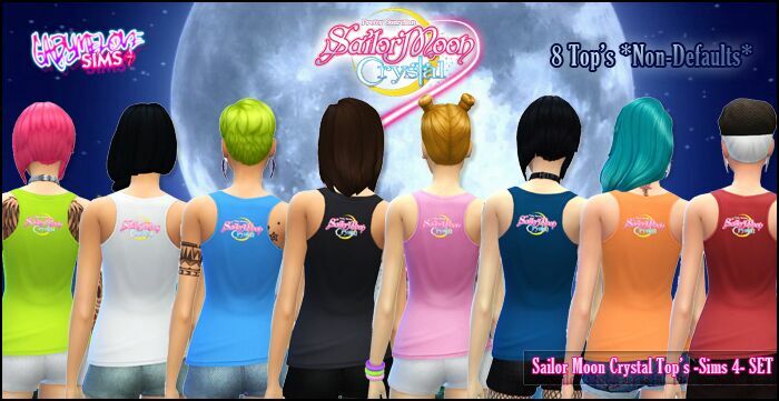 Sailor Moon Crystal Tops | Updated 2023 2 sims 4 cc sailor moon crystal tops updated 2023 3