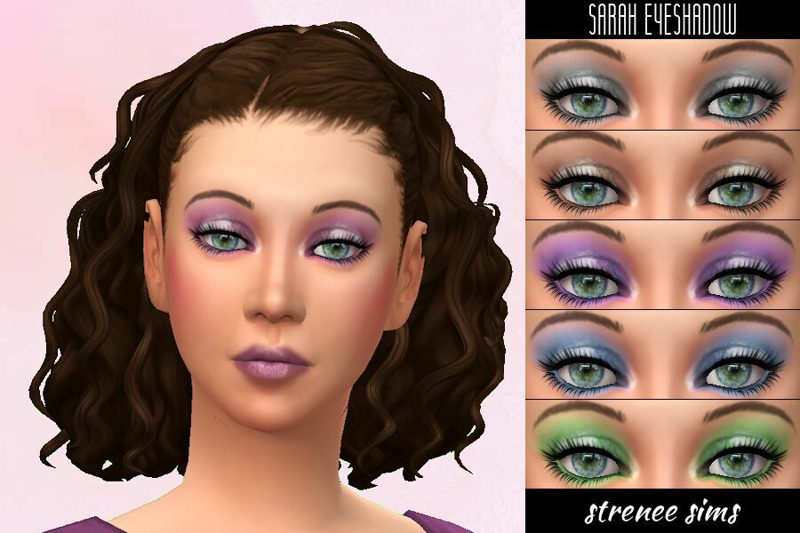 Sarah Eyeshadow 1 Sarah Eyeshadow Sims 4 CC