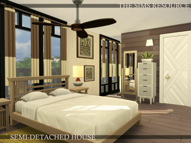 sims 4 cc semi detached house nocc by simzmora 7
