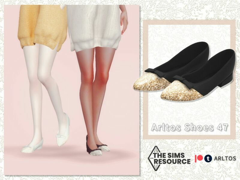 Sequins Shoes / 47 By Arltos 1 Sequins Shoes / 47 By Arltos Sims 4 CC