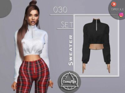 SET 030 – Wool Sweater By Camuflaje Sims 4 CC