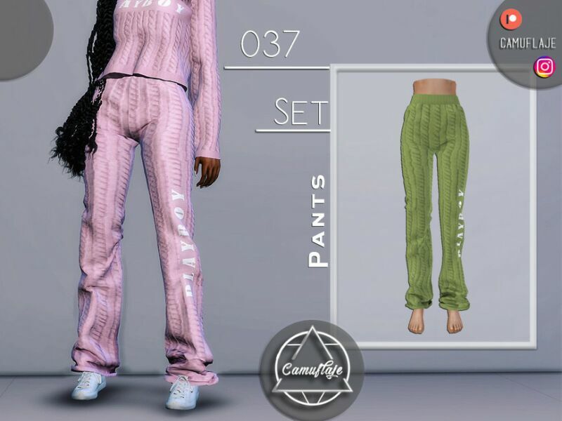 SET 037 – Pants By Camuflaje 1 SET 037 – Pants By Camuflaje Sims 4 CC