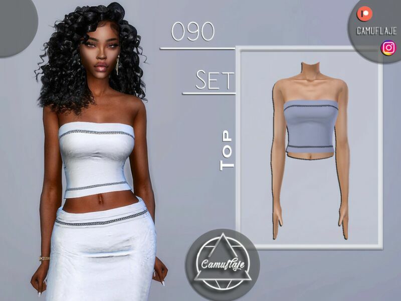 SET 090 – TOP By Camuflaje 1 SET 090 – TOP By Camuflaje Sims 4 CC