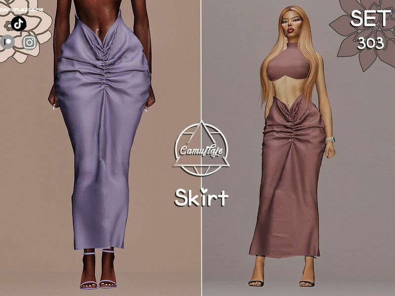 “ / SET 304 Skirt” 1 “ / SET 304 Skirt” Sims 4 CC