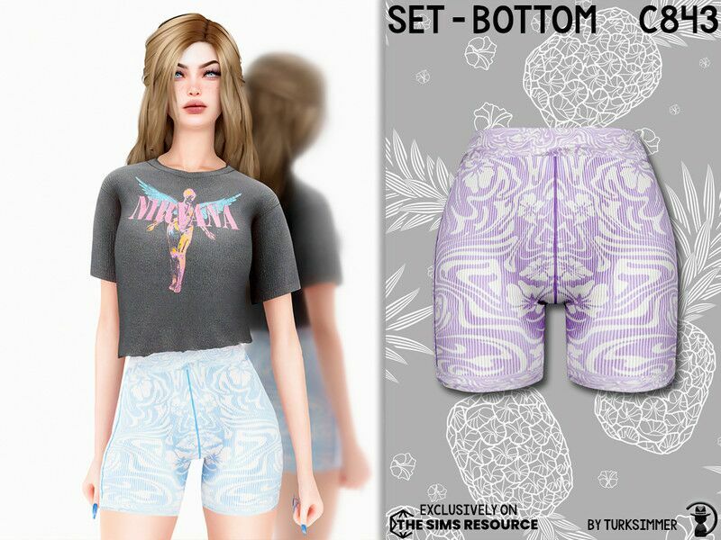 Set-Bottom C843 By Turksimmer 1 Set-Bottom C843 By Turksimmer Sims 4 CC