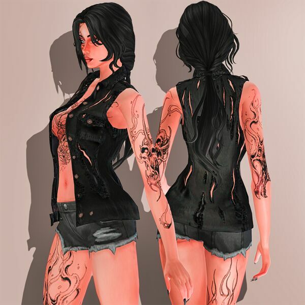 Sexy Ripped Jacket 1 Sexy Ripped Jacket Sims 4 CC