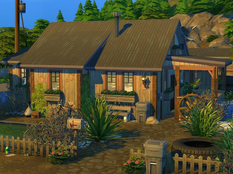 Shabby Shack – NO CC By Flubs79 1 Shabby Shack – NO CC By Flubs79 Sims 4 CC