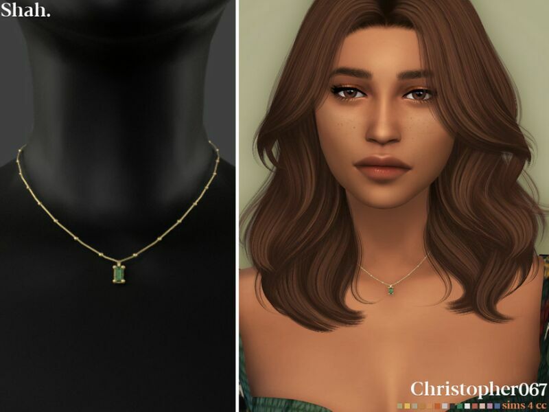 Shah Necklace By Christopher067 1 Shah Necklace By Christopher067 Sims 4 CC