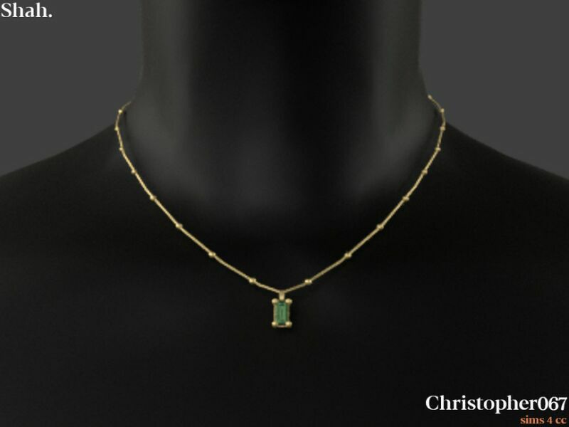 Shah Necklace By Christopher067 2 sims 4 cc shah necklace by christopher067 3
