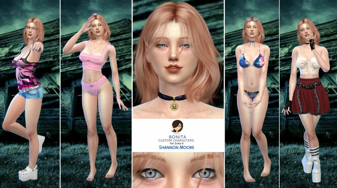 Shannon Moore By Bonita 1 Shannon Moore By Bonita Sims 4 CC