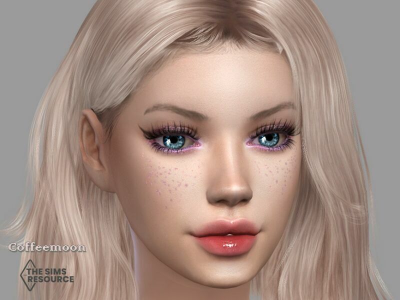 Shiny Freckles (Tattoo) By Coffeemoon 2 sims 4 cc shiny freckles tattoo by coffeemoon 2