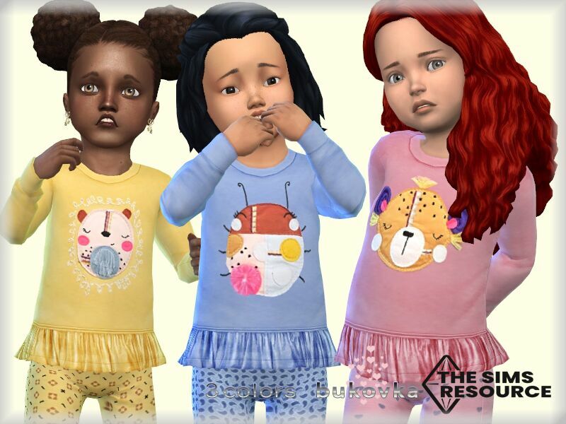 Shirt Sleepwear By Bukovka 1 Shirt Sleepwear By Bukovka Sims 4 CC