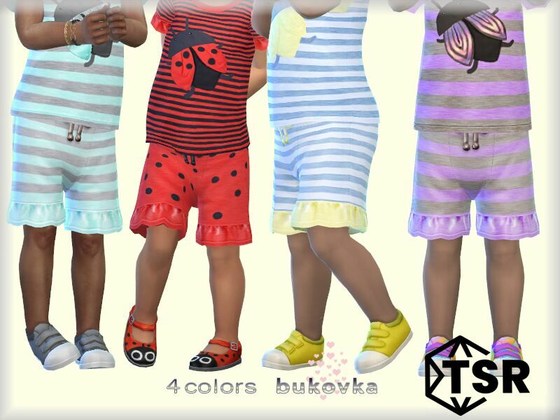 Short BUG By Bukovka 1 Short BUG By Bukovka Sims 4 CC