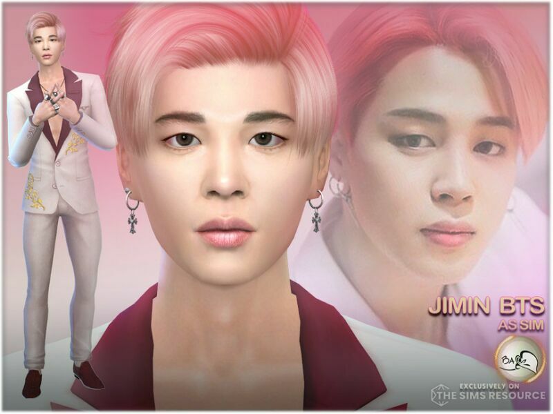 SIM Jimin BTS By Bakalia 1 SIM Jimin BTS By Bakalia Sims 4 CC