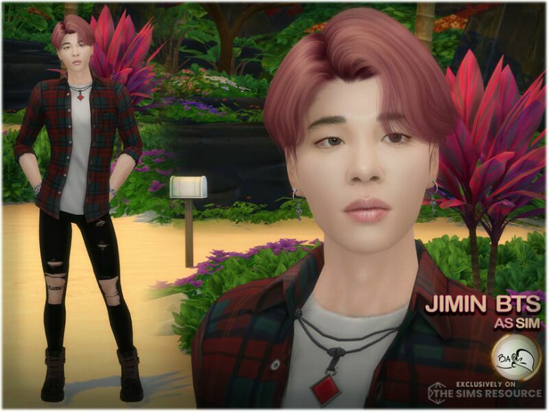 SIM Jimin BTS By Bakalia 2 sims 4 cc sim jimin bts by bakalia 4