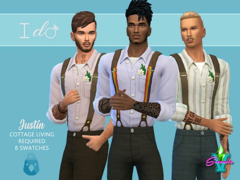 Simmiev I DO Justin Outfit By Simmiev 1 Simmiev I DO Justin Outfit By Simmiev Sims 4 CC