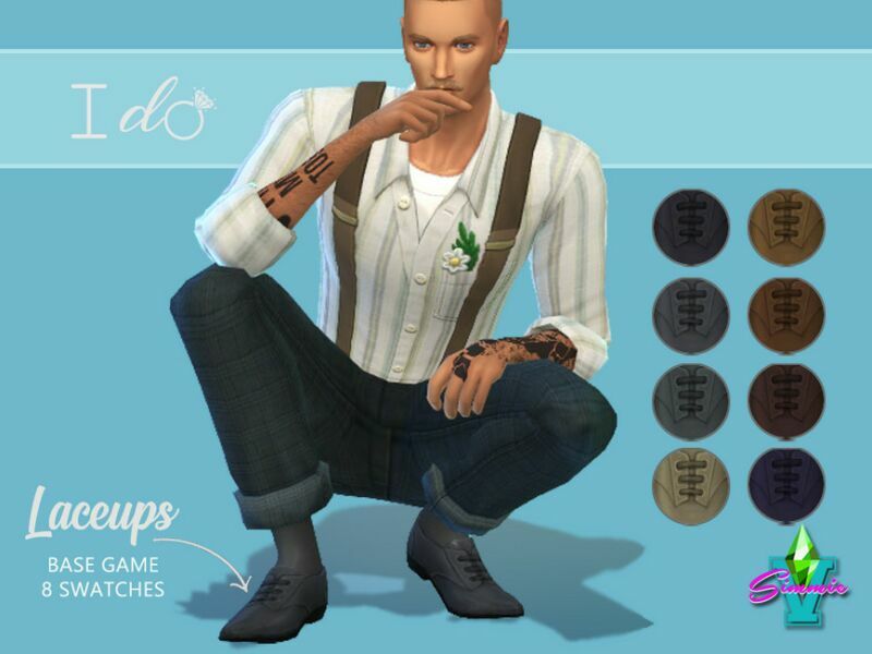 Simmiev I DO Lace UP Shoes By Simmiev 1 Simmiev I DO Lace UP Shoes By Simmiev Sims 4 CC