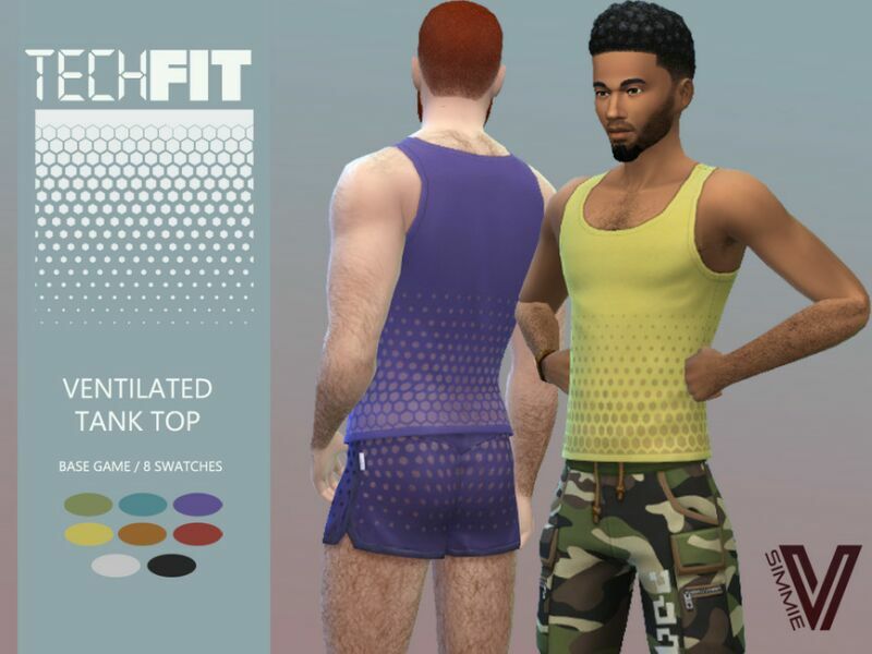 Simmiev Techfit Tank TOP By Simmiev 1 Simmiev Techfit Tank TOP By Simmiev Sims 4 CC