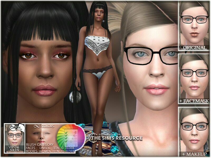 Skin Vip06Discord 1 Skin Vip06Discord Sims 4 CC