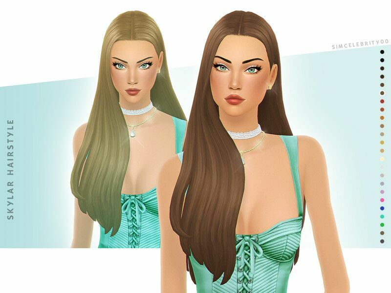 Skylar Hairstyle – SET 1 Skylar Hairstyle – SET Sims 4 CC