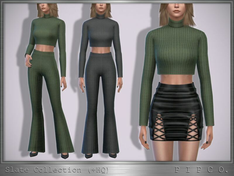 Slate Sweater. By Pipco 1 Slate Sweater. By Pipco Sims 4 CC