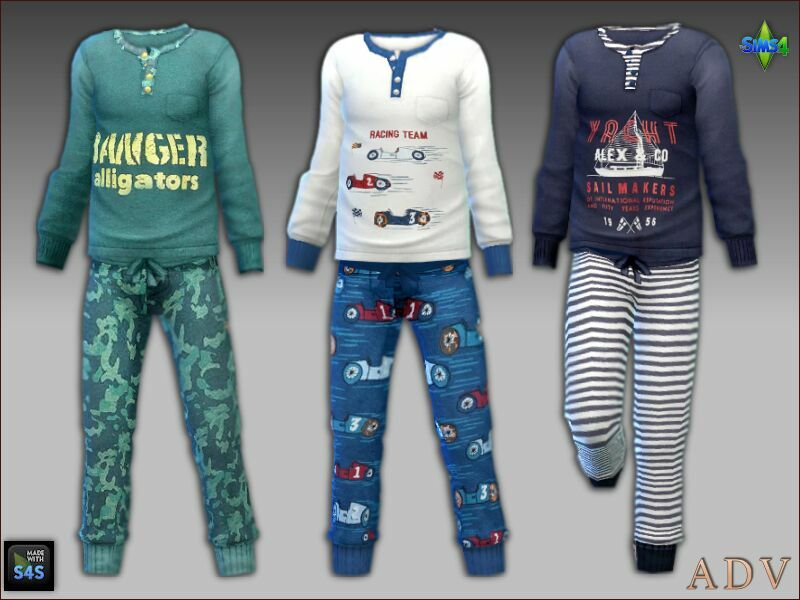 Sleepwear And Shoes For Boys 3 sims 4 cc sleepwear and shoes for boys 2