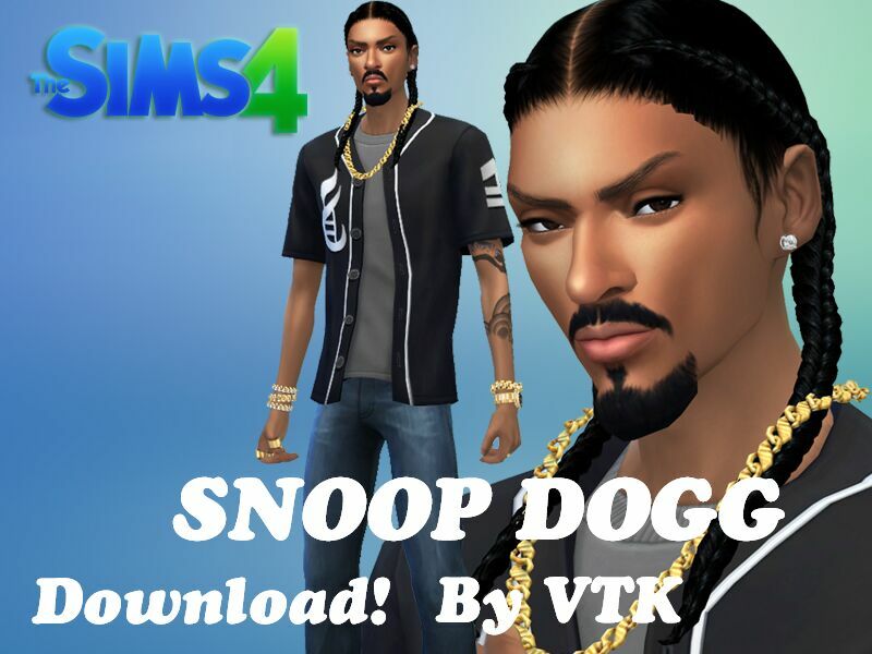 Snoop Dogg Download By VTK 1 Snoop Dogg Download By VTK Sims 4 CC