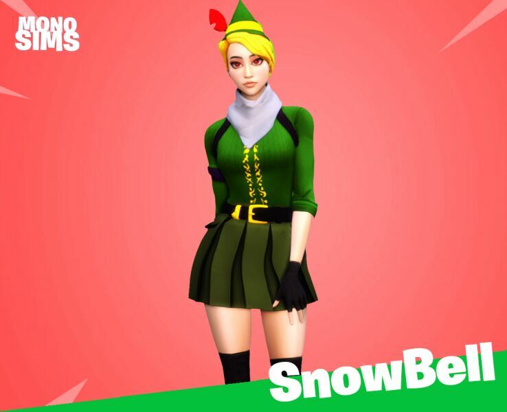 Snowbell Fortnite Sims By Monosims 1 Snowbell Fortnite Sims By Monosims Sims 4 CC