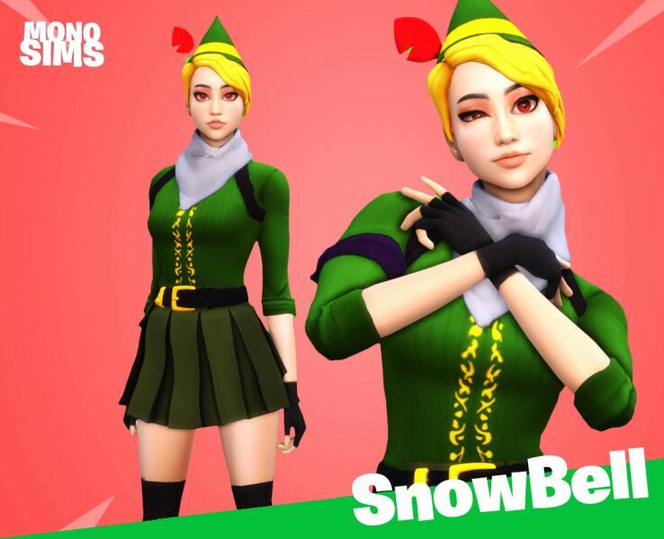 Snowbell Fortnite Sims By Monosims 2 sims 4 cc snowbell fortnite sims by monosims 2