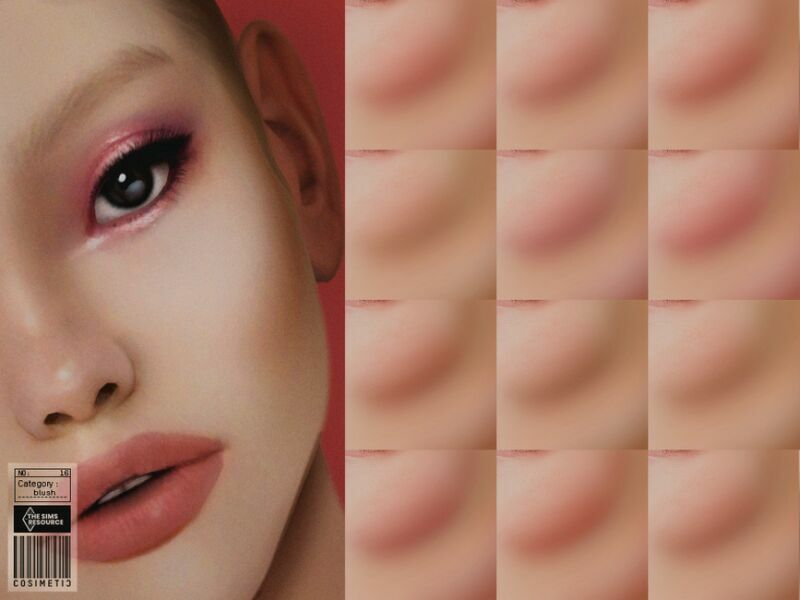 Soft Blush | N16 By Cosimetic 1 Soft Blush | N16 By Cosimetic Sims 4 CC