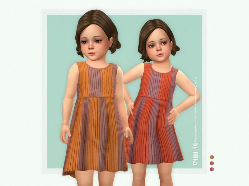 Solea Dress By Lillka 1 Solea Dress By Lillka Sims 4 CC