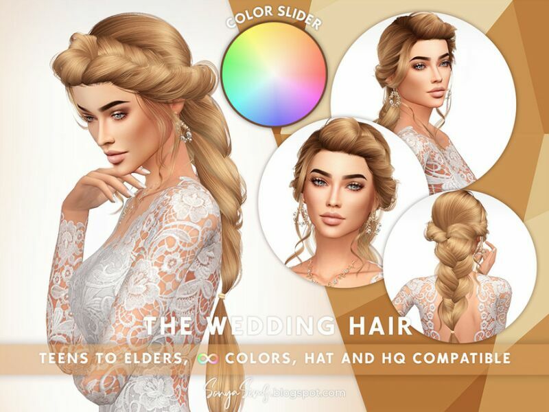 Sonyasims The Wedding Hair Color Slider Retexture (Patreon) By Sonyasimscc 1 Sonyasims The Wedding Hair Color Slider Retexture (Patreon) By Sonyasimscc Sims 4 CC