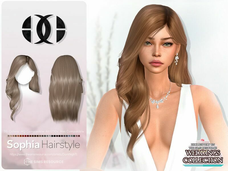 Sophia Hairstyle 1 Sophia Hairstyle Sims 4 CC