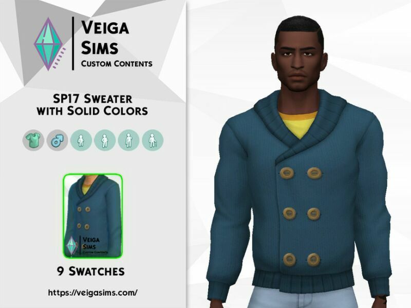 SP17 Sweater With Solid Colors 2 sims 4 cc sp17 sweater with solid colors 2