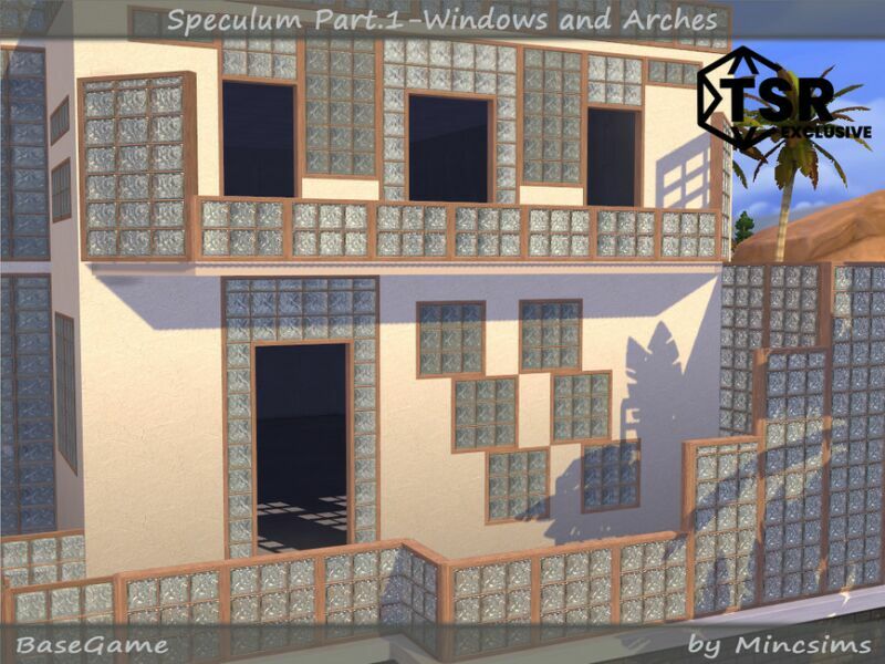 Speculum Part.1 – Curved Arches And Windows By Mincsims 7 sims 4 cc speculum part 1 curved arches and windows by mincsims 2