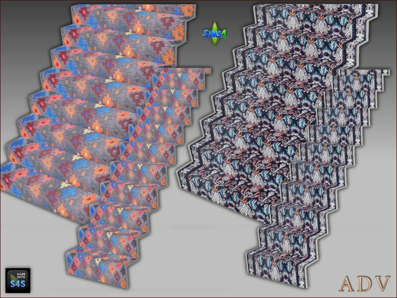sims 4 cc staircase carpets 4