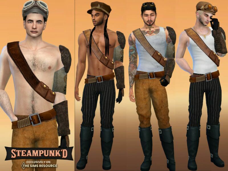 Steampunked Fitzpatrick Outfit By Mclaynesims 1 Steampunked Fitzpatrick Outfit By Mclaynesims Sims 4 CC