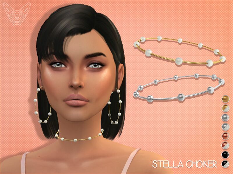 Stella Pearl Choker By Giulietta 1 Stella Pearl Choker By Giulietta Sims 4 CC