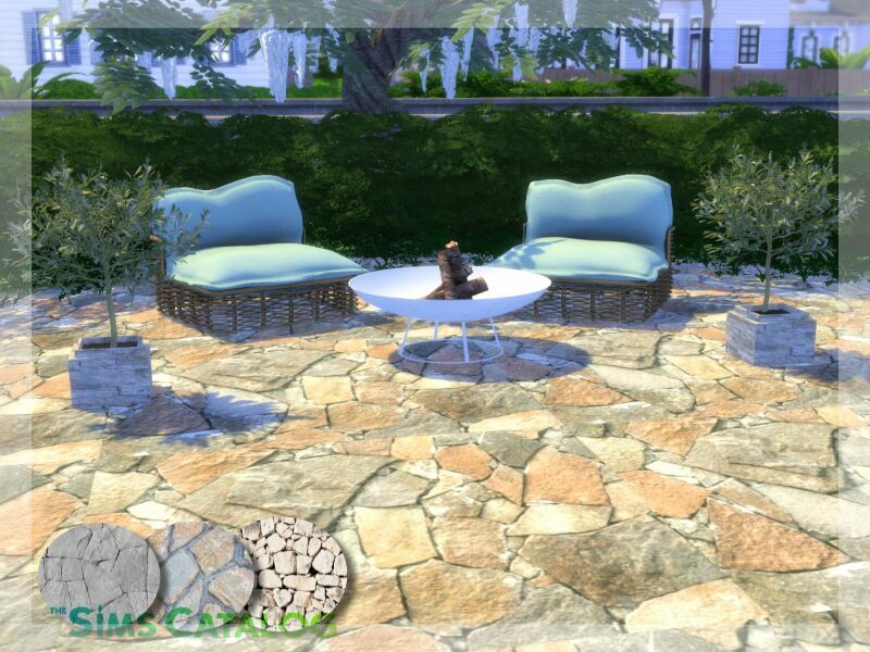 Stone Terrainpaint 2| 4 Swatches By Mrsbarbiex3 1 Stone Terrainpaint 2| 4 Swatches By Mrsbarbiex3 Sims 4 CC