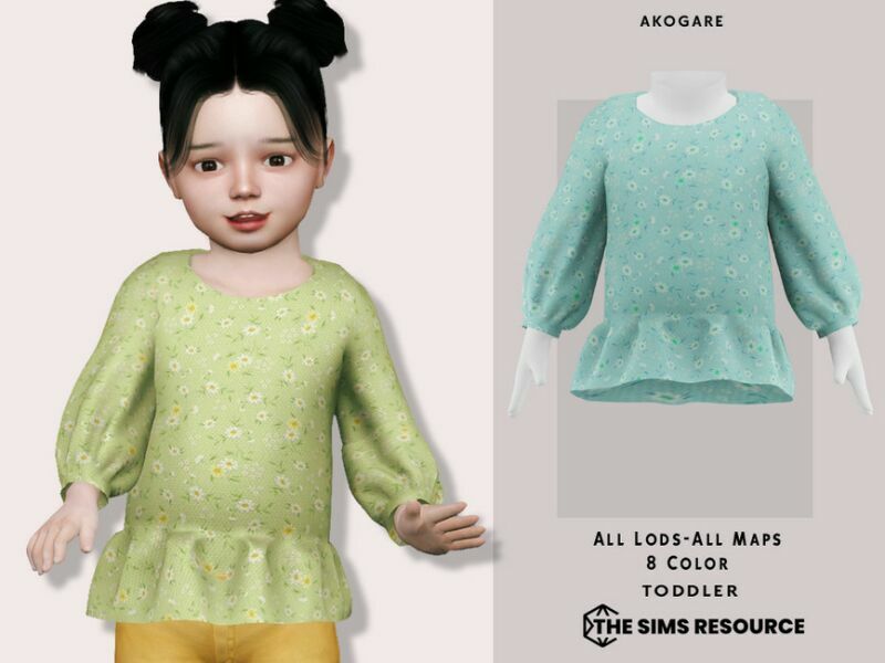 T-Top NO.21 By _Akogare_ 1 T-Top NO.21 By _Akogare_ Sims 4 CC