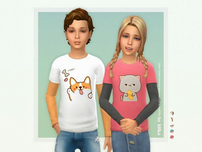 Tabio Shirt By Lillka 1 Tabio Shirt By Lillka Sims 4 CC