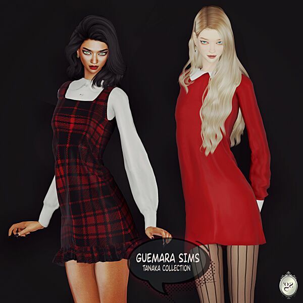 Tanaka Collection (Dresses And Poses) 3 sims 4 cc tanaka collection dresses and poses 3