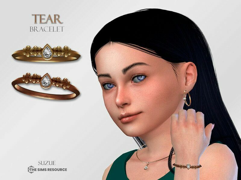 Tear Bracelet Child (Left Side) By Suzue 1 Tear Bracelet Child (Left Side) By Suzue Sims 4 CC